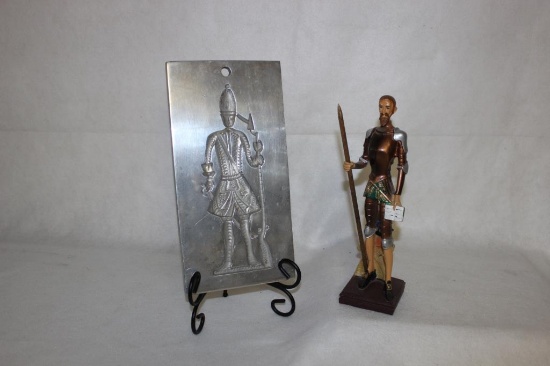 Don Quijote Figurine 10 1/4" & Reproduction Bake