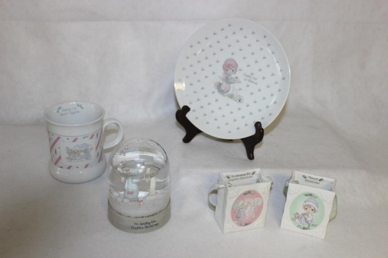 (5) Precious Mometns Items: 1989 Mug "Sharing Our