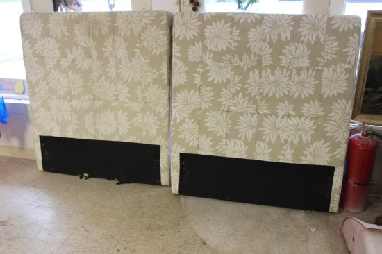 (2) Padded & Upholstered Twin Size Headboards 44"