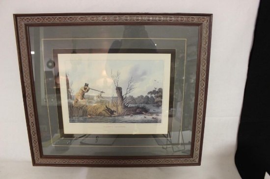 Triple matted & Framed Print-"Flacker Shooting"