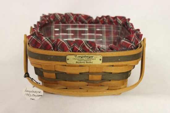 Longaberger Basket "Bayberry Basket" 1993