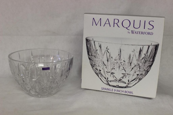 9" Waterford Crystal Bowl "Marquis" New With Box