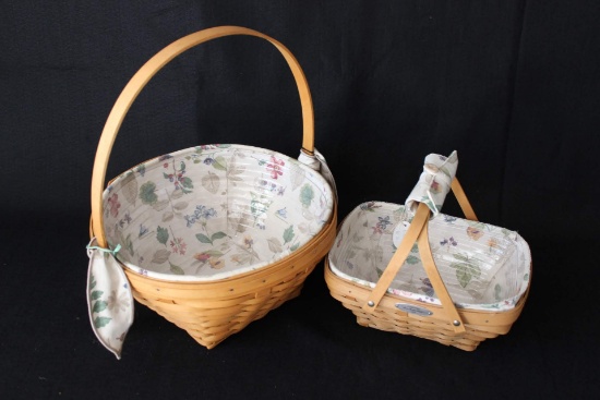 (2) Longaberger Baskets- Woven Memories-2006 9