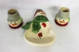 (3) Hallmark Christmas Items: 10 1/2