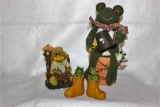 Assorted Frogs: Including Salt and Pepper Shakers