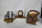 Assorted Decorative Accessories: Desk Clock