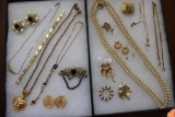 (2) Boxes Assorted Cosutme Jewelry: Including