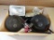 Box of Assoted Items: (2) Tractor Lights, (3)