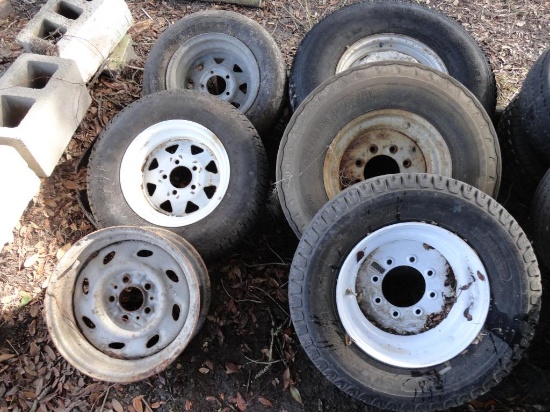 Assorted Trailer Tires
