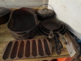 (8) Pieces of Cast Iron Cookware (Needs Cleaning &