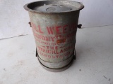 Metal Boll Weevil Duster (The A.J. Strickland Co.