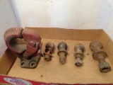 Assorted (5) Trailer Hitches, (4) 7/8