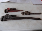 (3) Pipe Wrenches: 24