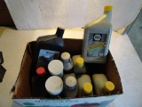 Box of Assorted Oil & Grease: (4)qts. Napa