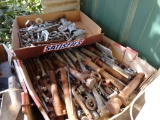 (3) Boxes of Large Bolts, Nuts, Washers, all