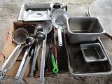 Stainless Steel Utensils, (2) 12