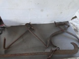 Antique Ice Tongs & Cotton Scales (20lbs - 160lbs)