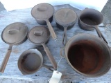 Assorted Cast Iron Cook Ware: Taiwan Dutch Oven,