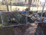 (2) Metal Chain-Link Gates: 11' x 42