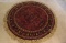 Round Oriental-Style Rug--40