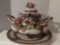 Large Capo-di-Monte Covered 2-Handle Tureen with