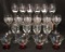 Assorted Christmas Stemware: (2) Sets of (6), (2)