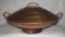 Vintage Copper Persian 2-Handle Covered Cooking