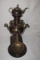 Vintage Brass Samovar Teapot with Underplate and