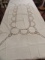 Rectangular Tablecloth with Hand Crocheted