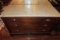 Victorian Marble-Top 3-Drawer Chest with Carved