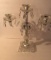 Crystal Triple Candelabra--17 1/2