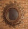 Gold Sunburst Wall Mirror--48