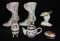 Assorted Ceramic Knick Knacks:  (2) Hand-Painted