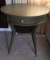 Round Painted End Table--26