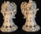 (2) Ceramic Angel Night Lights with Gold Trim--9