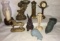 (9) Assorted Decorative Items: (2) Candleholders,