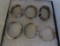 (6) Ladies Cuff Bracelet Wristwatches, etc:  (2)