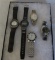 (5) Men's Watches:  Seiko Quartz--Serial Number