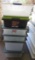 (6) Plastic Storage Containers:  (2) 7 Gallon,