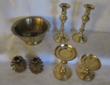 Assorted Brass Decorative Items:  Baldwin Brass