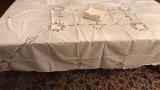 Battenburg Lace Rectangular Tablecloth (84” x