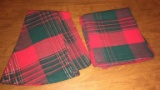 (2) Christmas Tablecloths:  Rectangular 95” x 68”