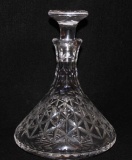 Lead Crystal Decanter--10 1/2