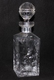 Lead Crystal  Decanter--11 1/2