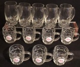 (2) Sets of Beer Mugs:  Set of  (7) Bass English