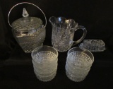 Box of Assorted Glassware:  Anchor Hocking