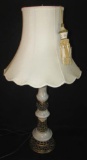 Marble and Brass Table Lamp--36 3/4  