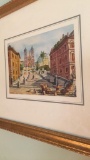 Framed & Double Matted Water Color--13