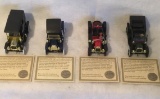 (4) National Motor Museum Mint Collectible Cars