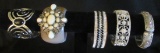 (5) Costume Jewelry Bracelets